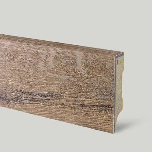Виниловый плинтус FineFloor MDF Дуб Гавана 1981/2081 (12,5 х 60 х 2400 мм)